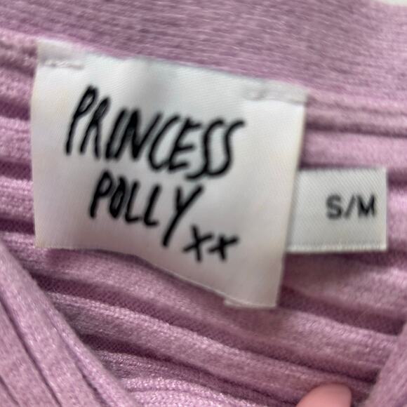 Princess Polly Purple Arlene Top size S/M - Picture 3 of 8